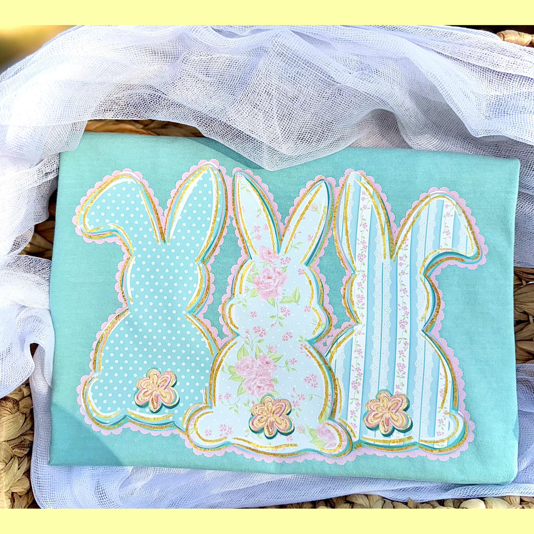 Trio Bunnies – DTF Transfer