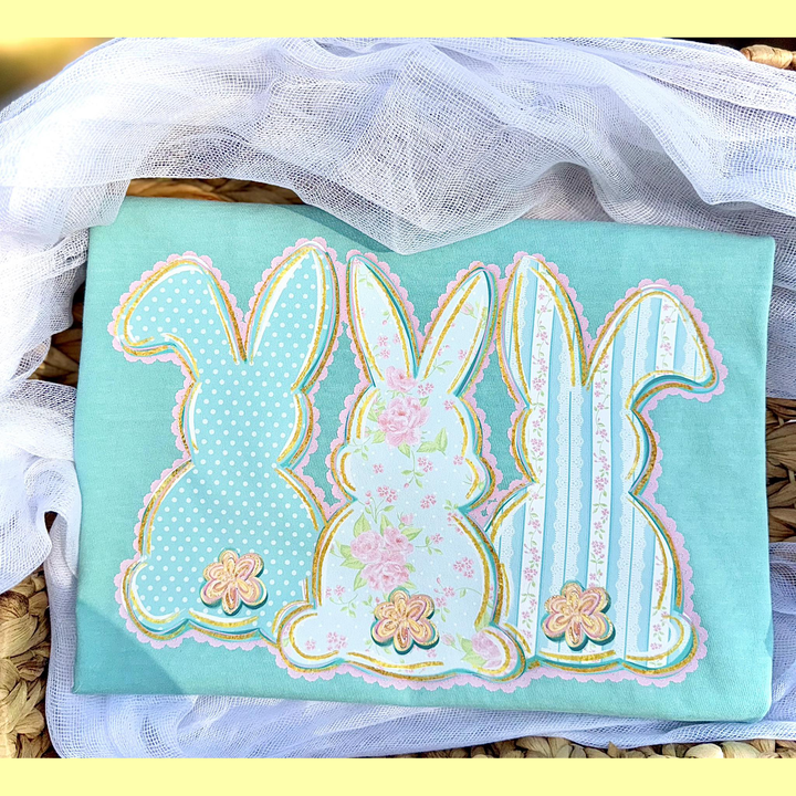 Trio Bunnies – DTF Transfer