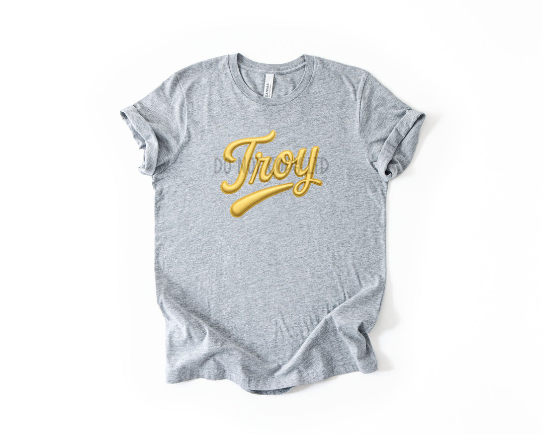 TROY FAUX PUFF GOLD