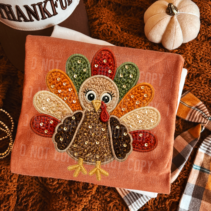 TURKEY FAUX EMBROIDERY mockup