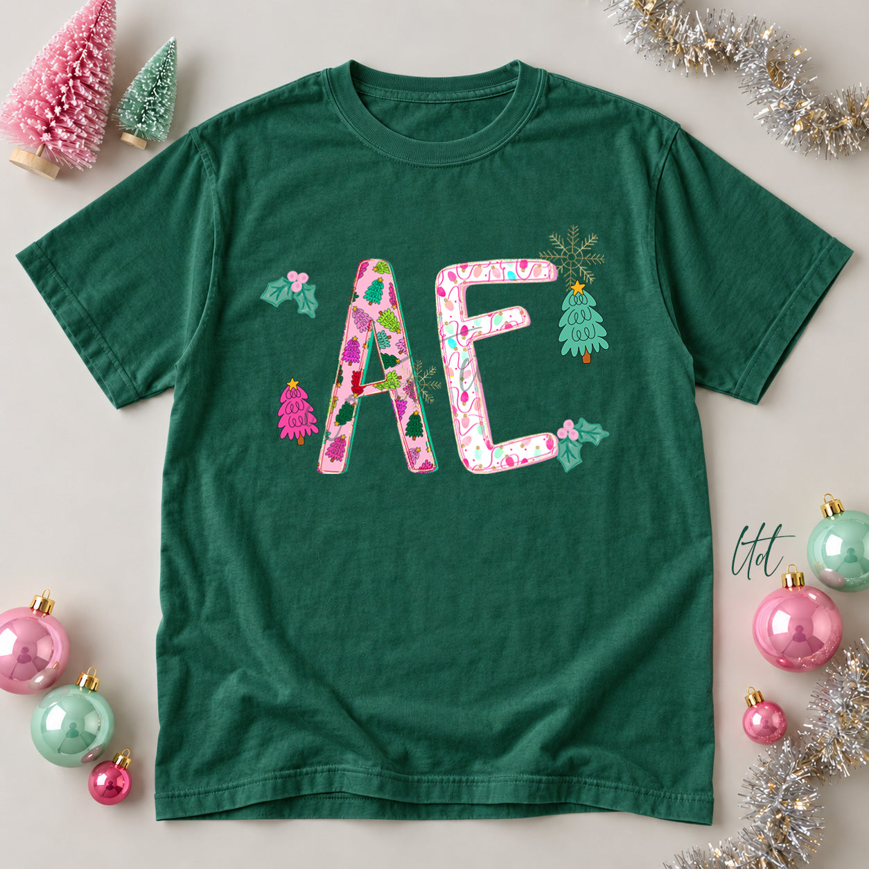 Twinkle Tinsel Mascots & Initials AE design