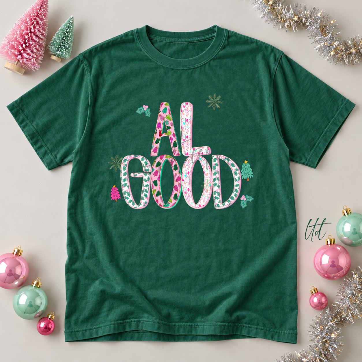 Twinkle Tinsel Mascots & Initials Algood design