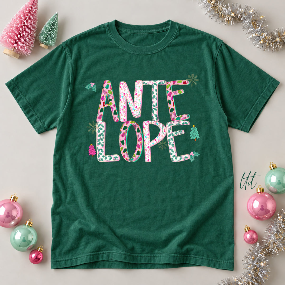 Antelope Twinkle Tinsel DTF transfer mockup