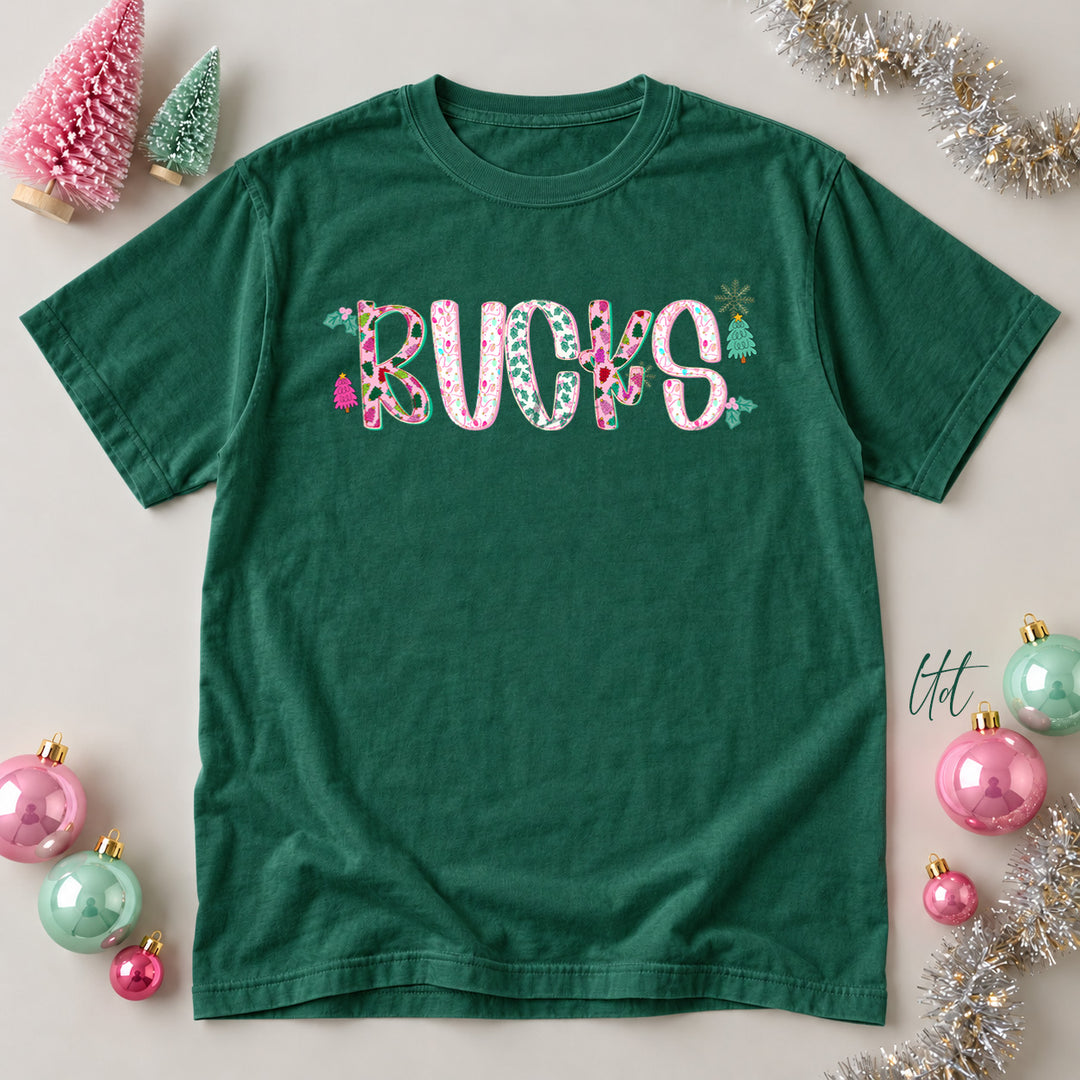 Bucks Twinkle Tinsel DTF transfer mockup