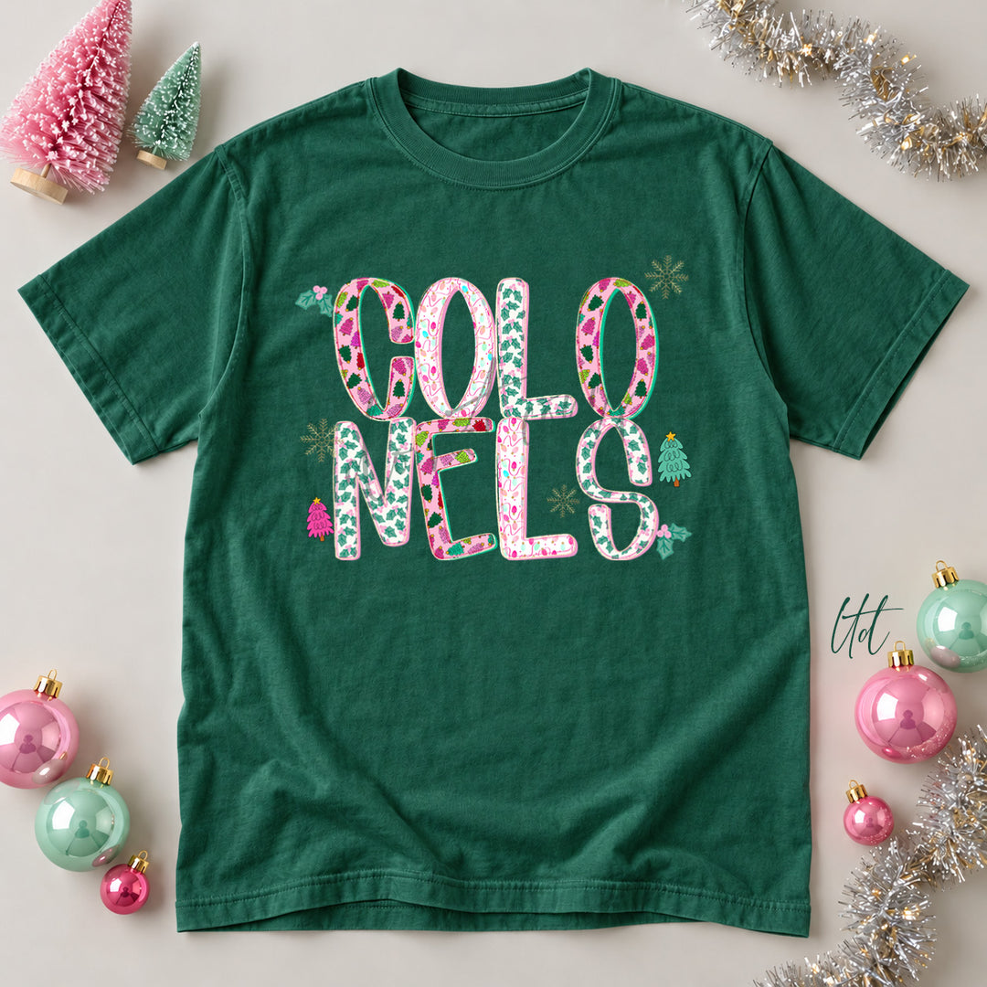 Colonels Twinkle Tinsel DTF transfer mockup