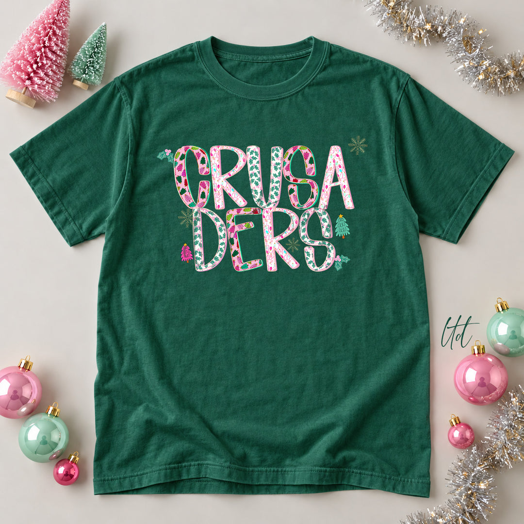 Crusaders Twinkle Tinsel DTF transfer mockup
