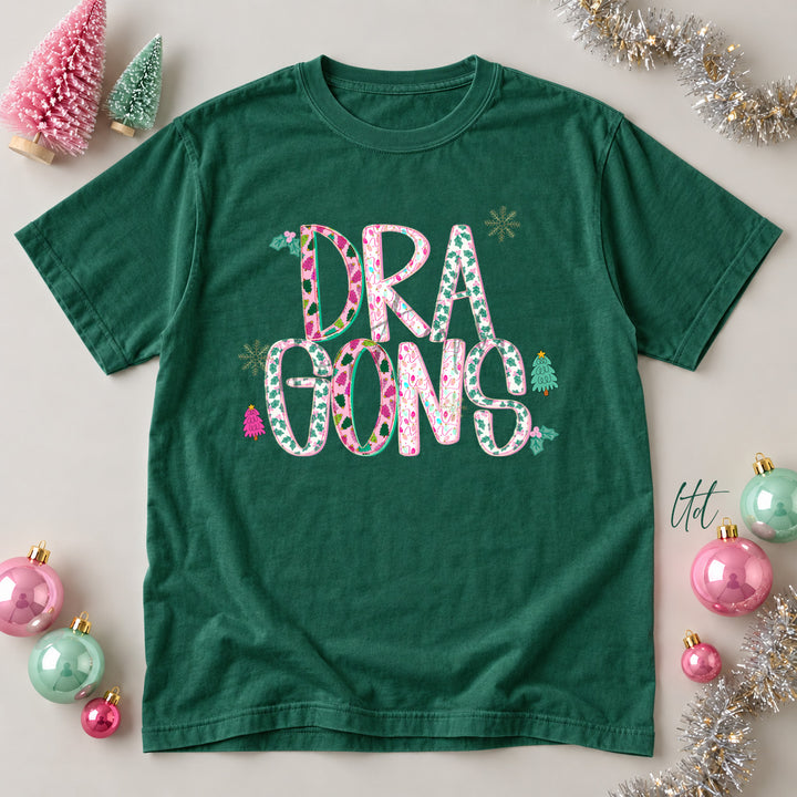 Dragons Twinkle Tinsel DTF transfer mockup