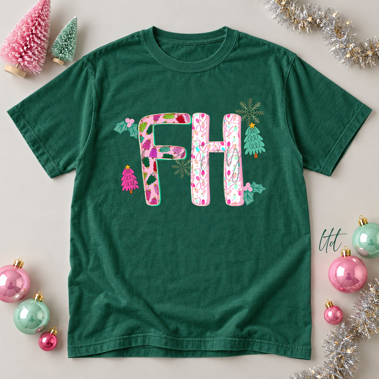 Twinkle Tinsel Mascots & Initials FH design