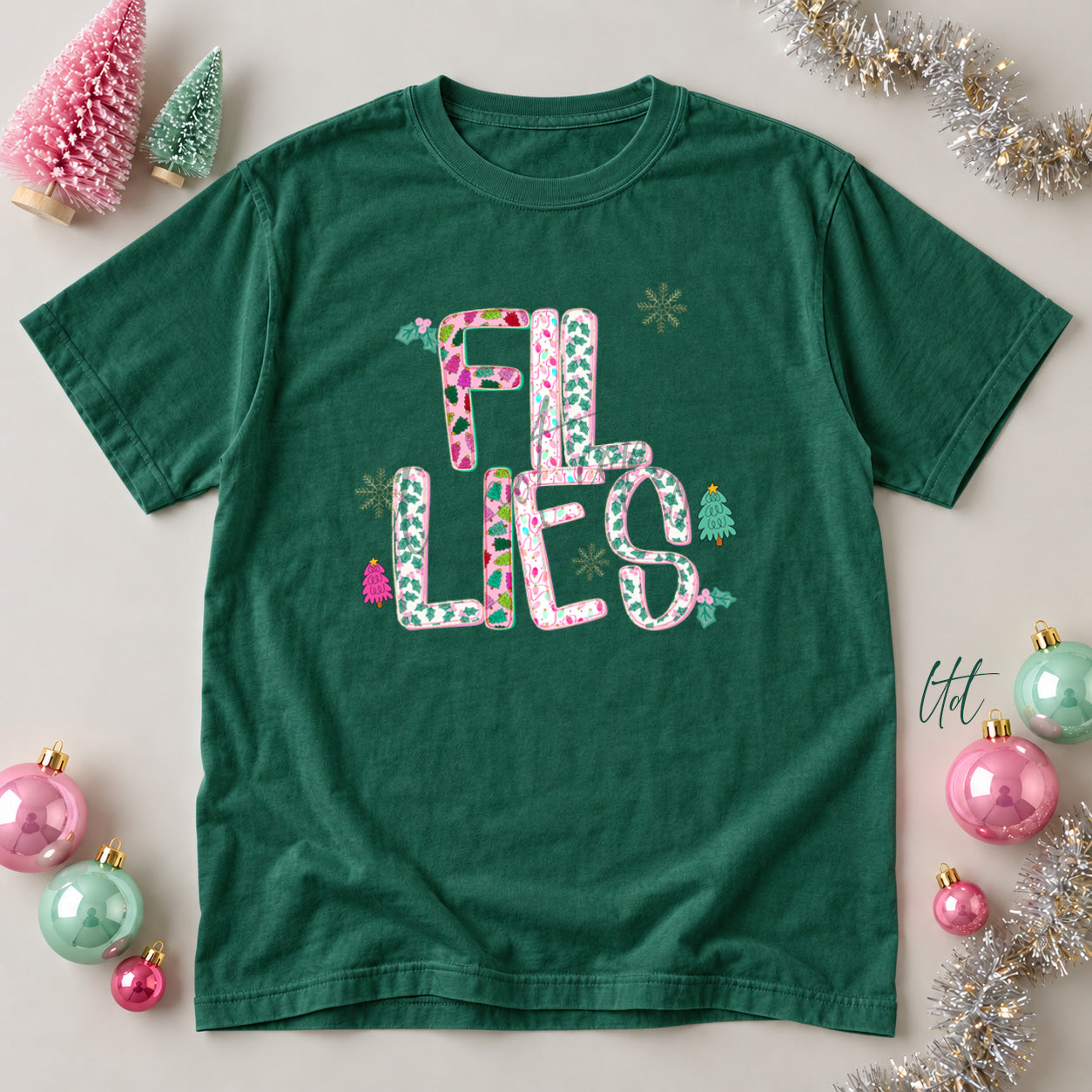 Twinkle Tinsel Mascots & Initials Fillies design