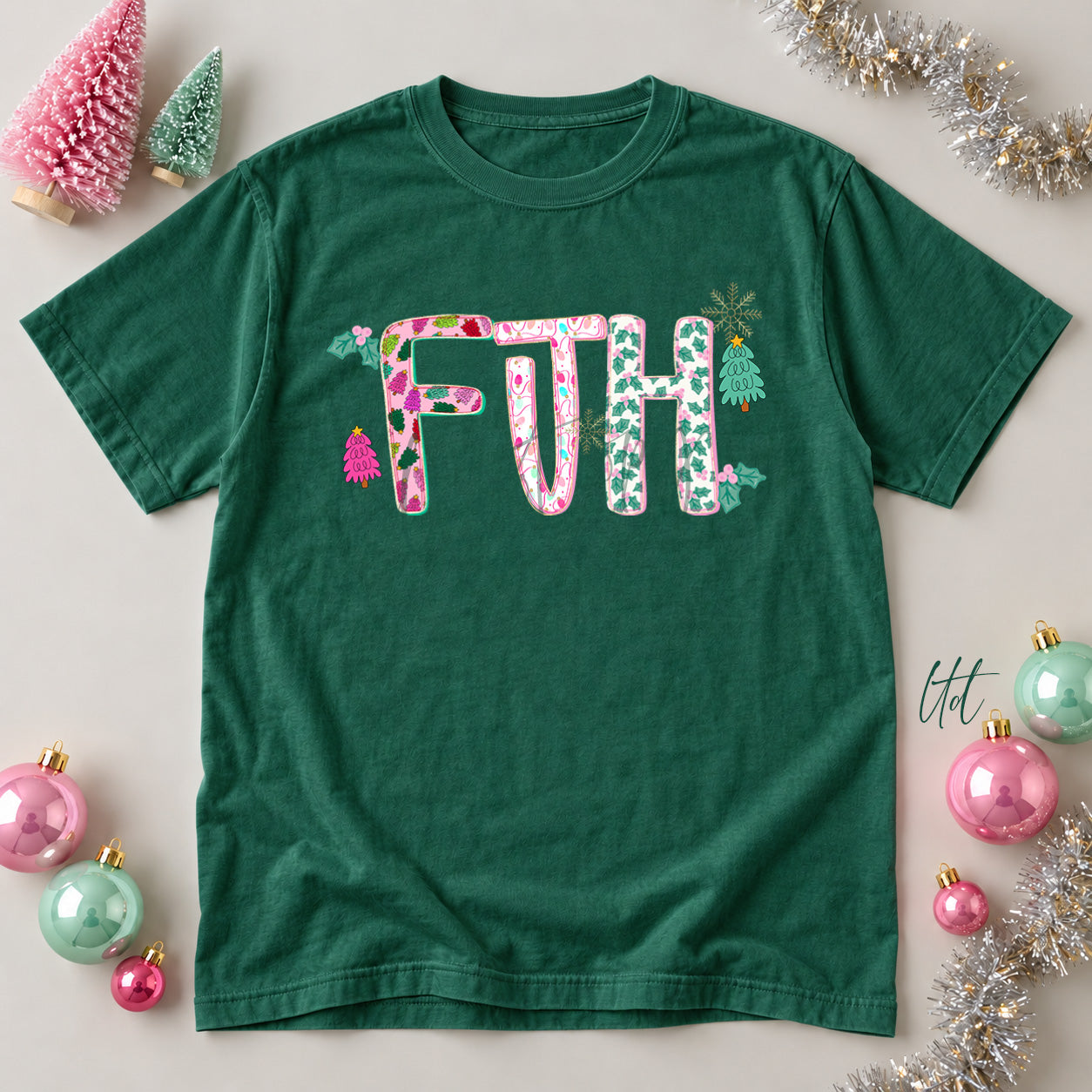 Twinkle Tinsel Mascots & Initials FJH design