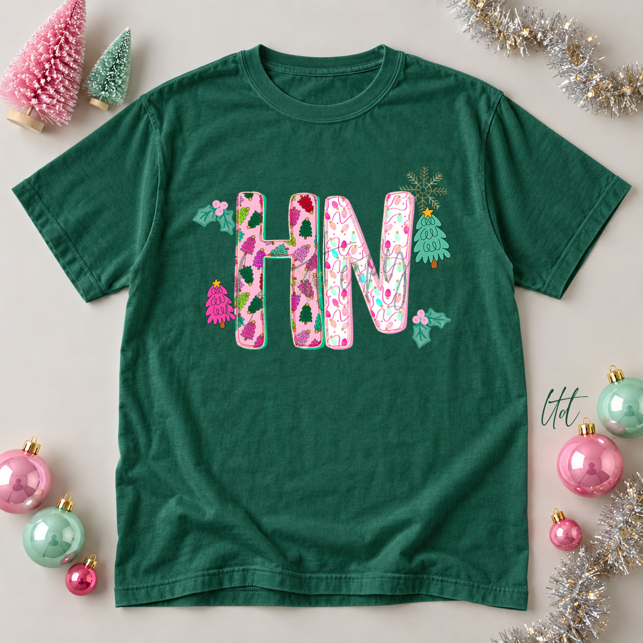 Twinkle Tinsel Mascots & Initials HN design