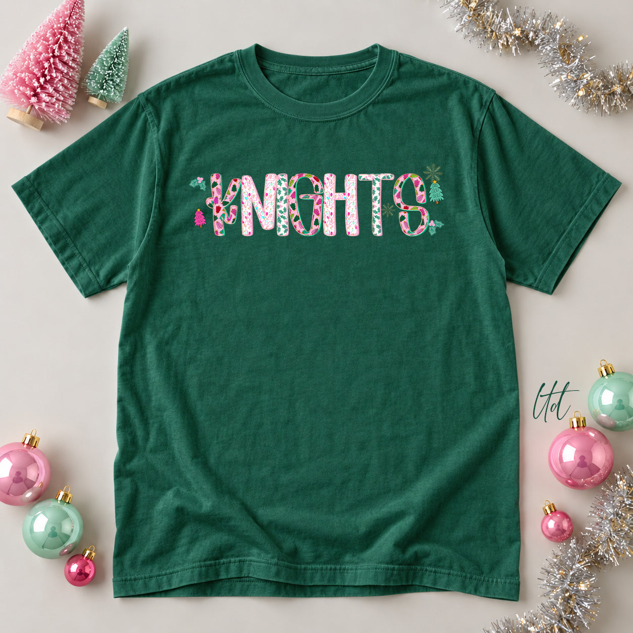 Twinkle Tinsel Mascots & Initials Knights design
