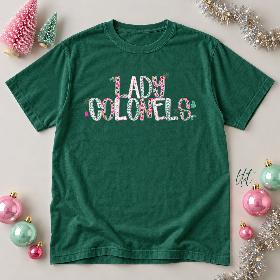Lady Colonels Twinkle Tinsel DTF transfer mockup