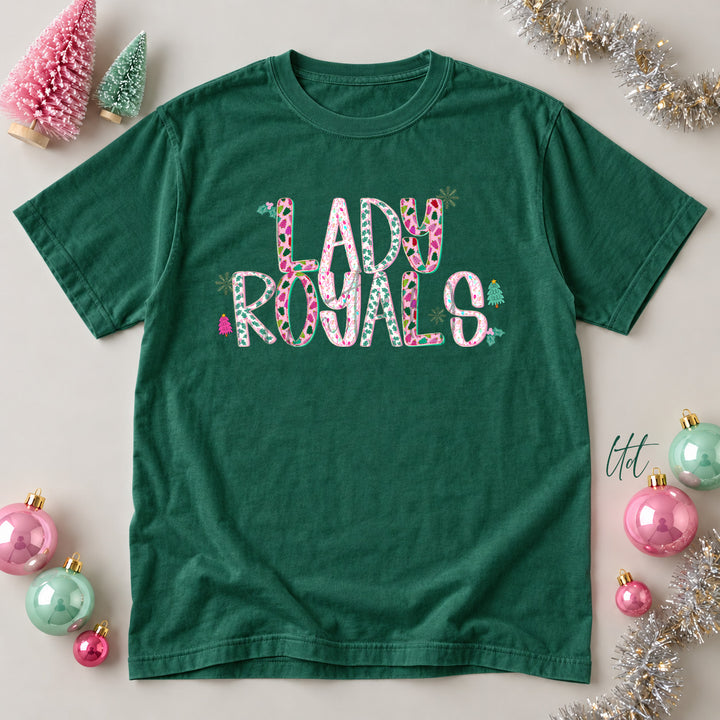 Lady Royals Twinkle Tinsel DTF transfer mockup