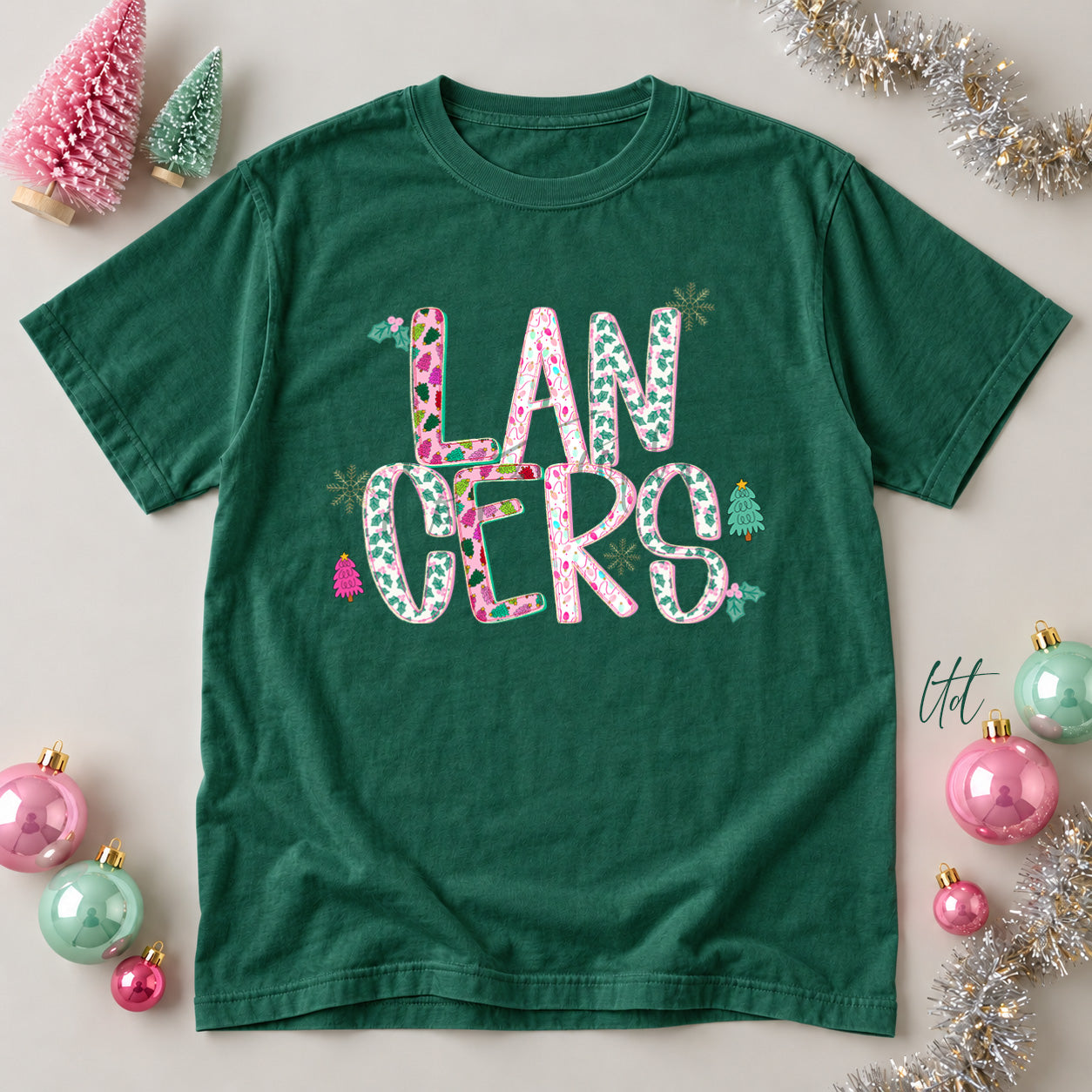 Twinkle Tinsel Mascots & Initials Lancers design