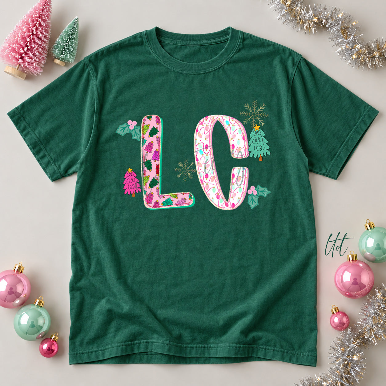 Twinkle Tinsel Mascots & Initials LC design