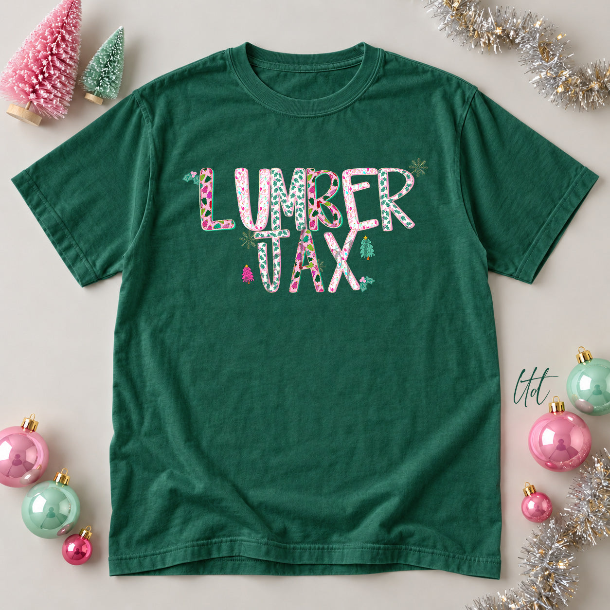 Twinkle Tinsel Mascots & Initials Lumberjax design