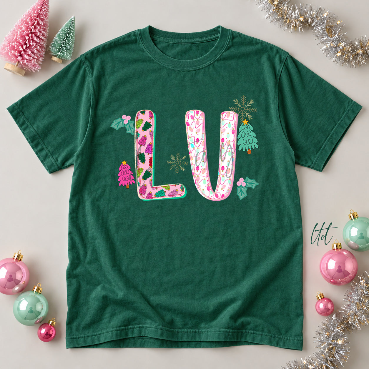 Twinkle Tinsel Mascots & Initials LU design