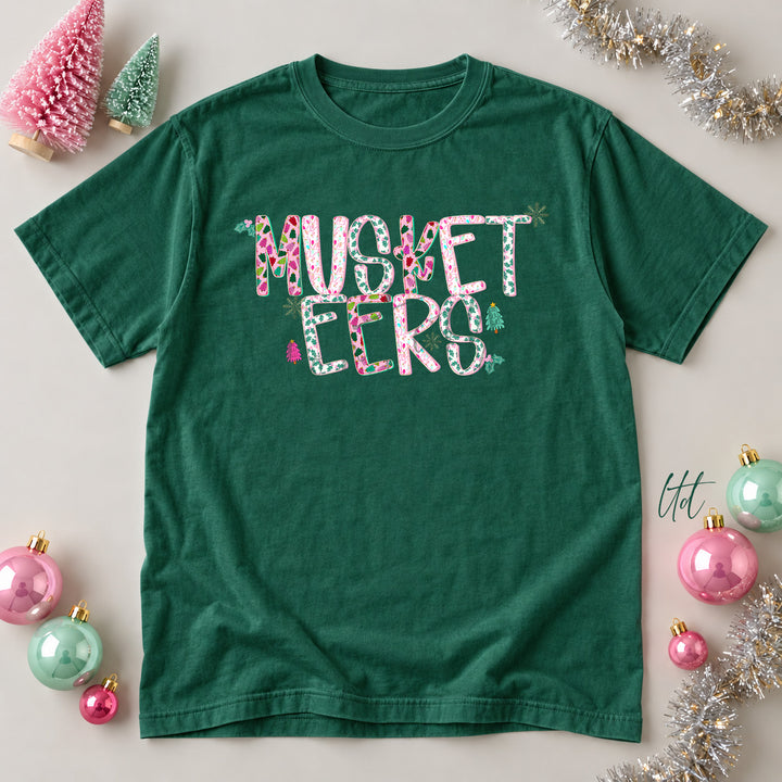 Musketeers Twinkle Tinsel DTF transfer mockup
