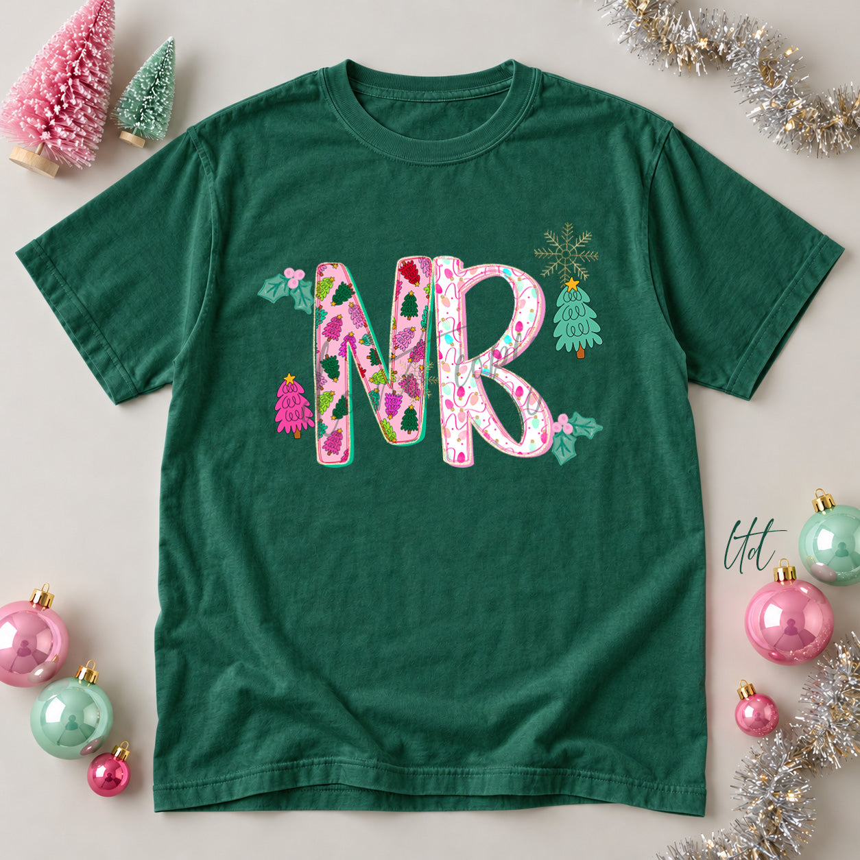 Twinkle Tinsel Mascots & Initials NB design