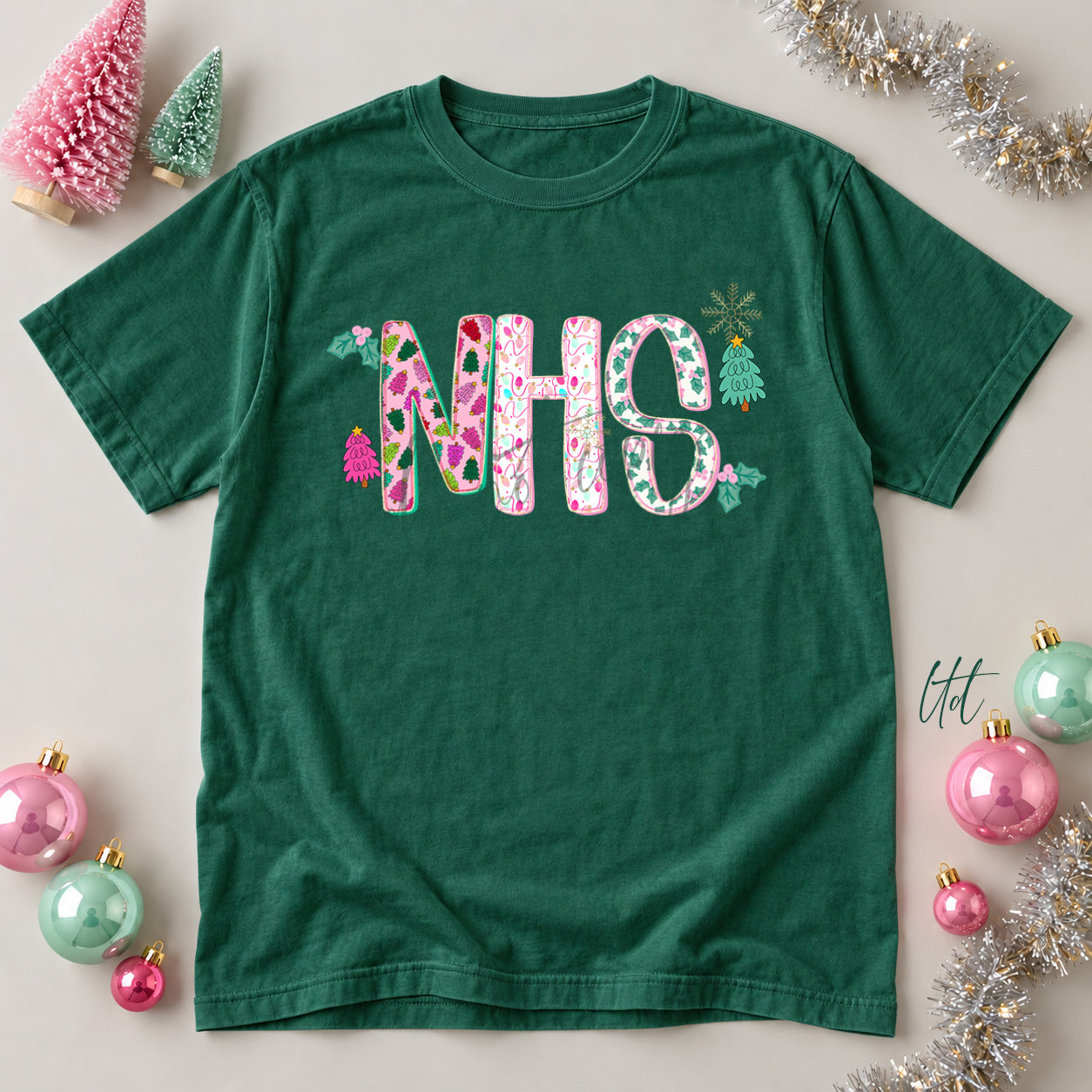 Twinkle Tinsel Mascots & Initials NHS design
