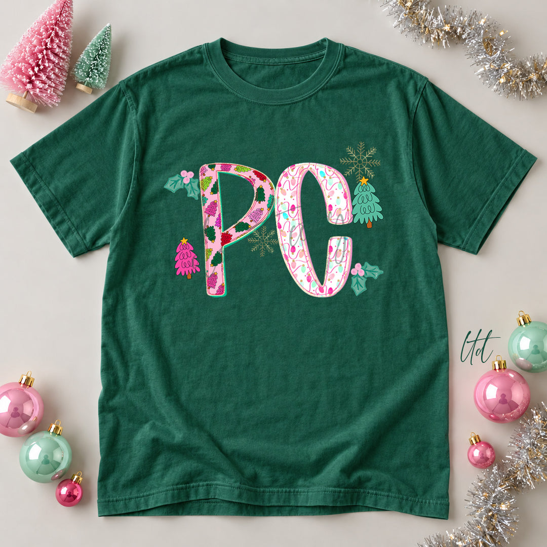 PC Twinkle Tinsel DTF transfer mockup