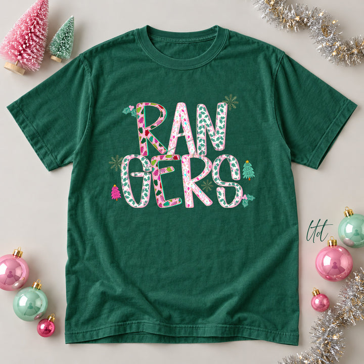 Rangers Twinkle Tinsel DTF transfer mockup