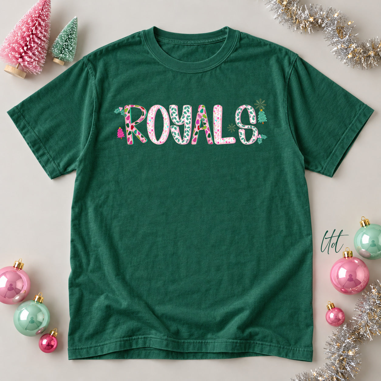 Twinkle Tinsel Mascots & Initials Royals design