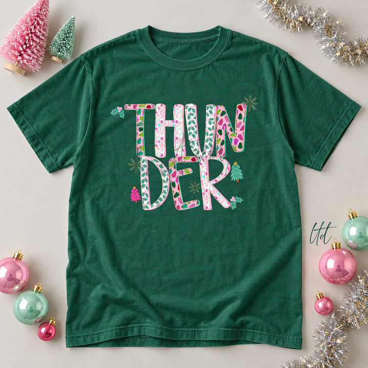 Thunder Twinkle Tinsel DTF transfer mockup