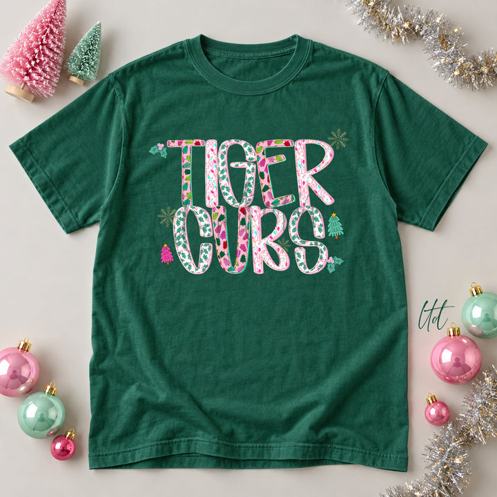 Tiger Cubs Twinkle Tinsel DTF transfer mockup