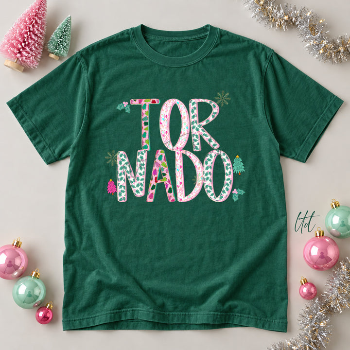 Tornado Twinkle Tinsel DTF transfer mockup