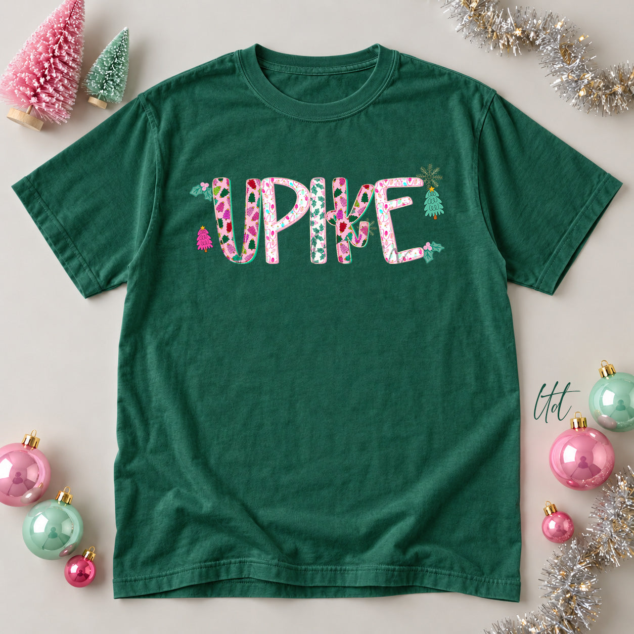 Twinkle Tinsel Mascots & Initials UPIKE design