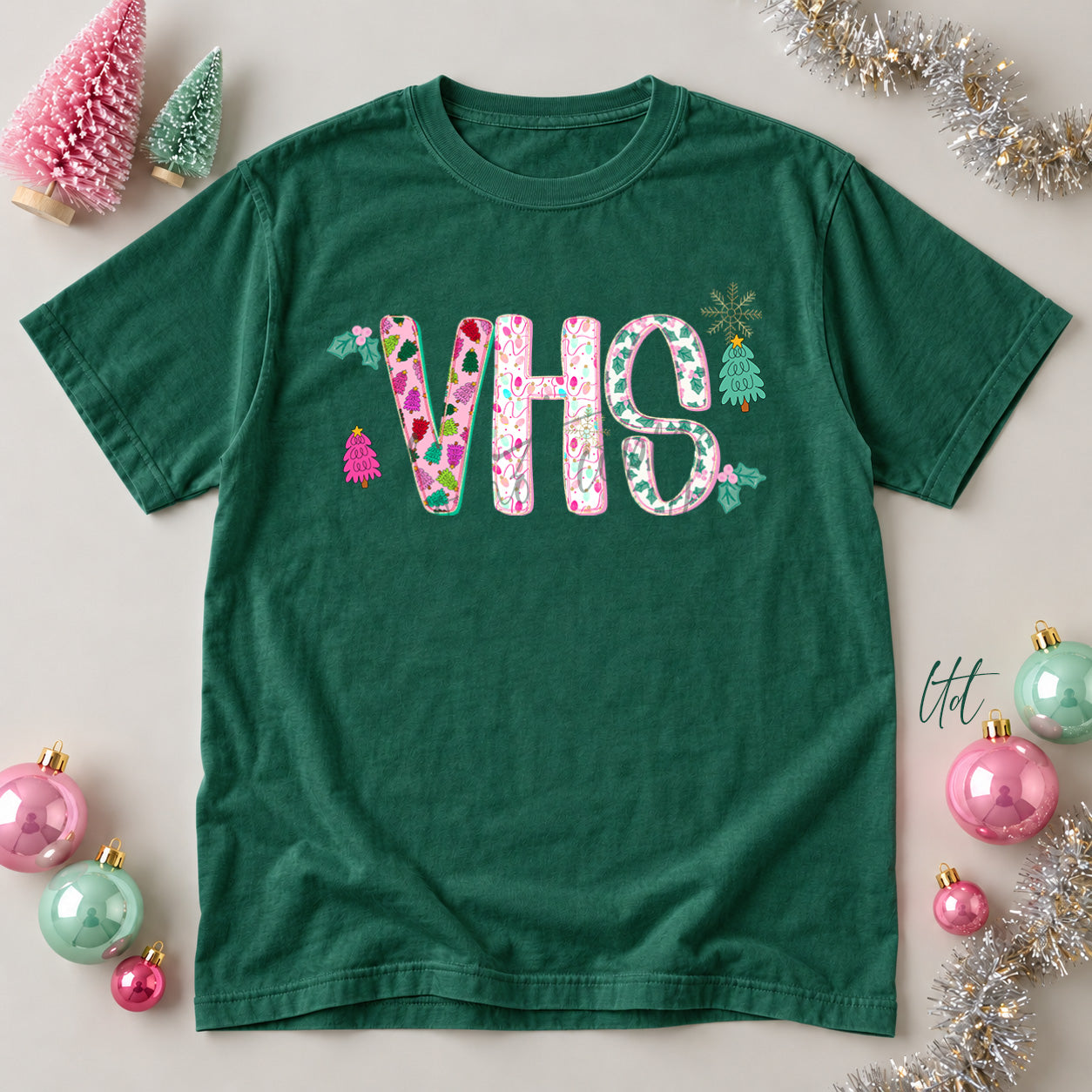 Twinkle Tinsel Mascots & Initials VHS design