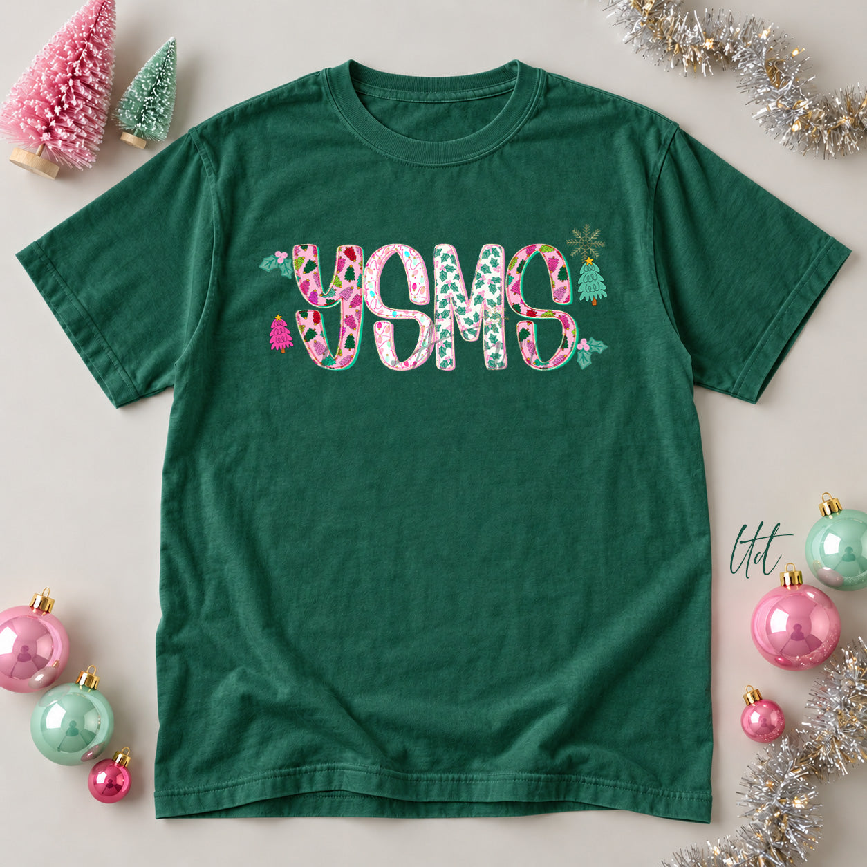 Twinkle Tinsel Mascots & Initials YSMS design