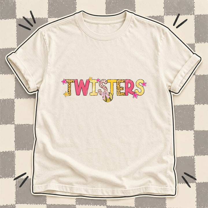 Twisters Mixed Doodle Softball Mascots – Sunshine Leopard DTF transfer mockup
