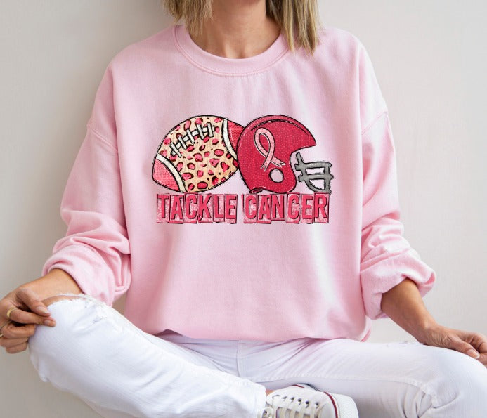 Tacklecancer DTF transfer design – image 1