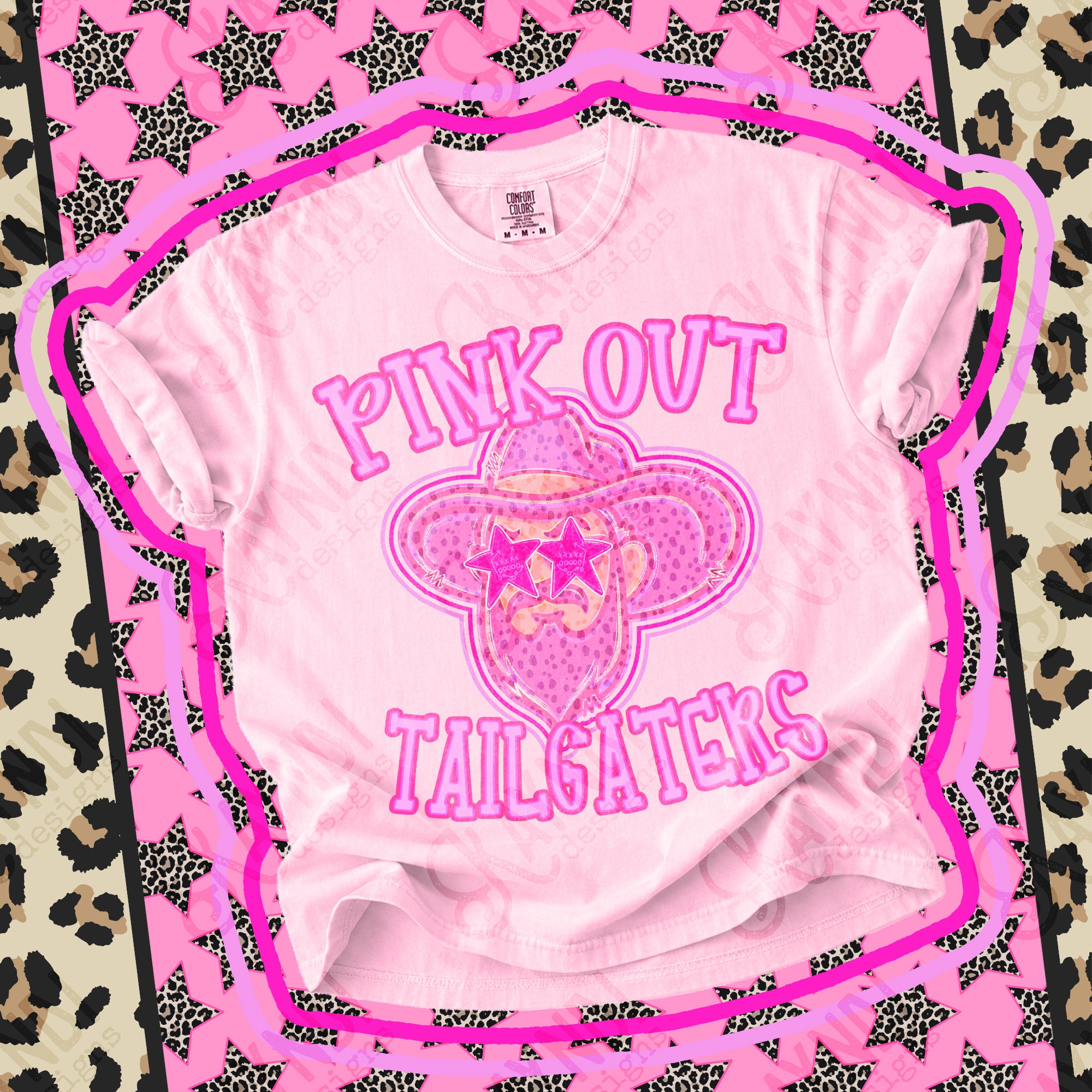 Pink Out Mascots Tailgaters mockup