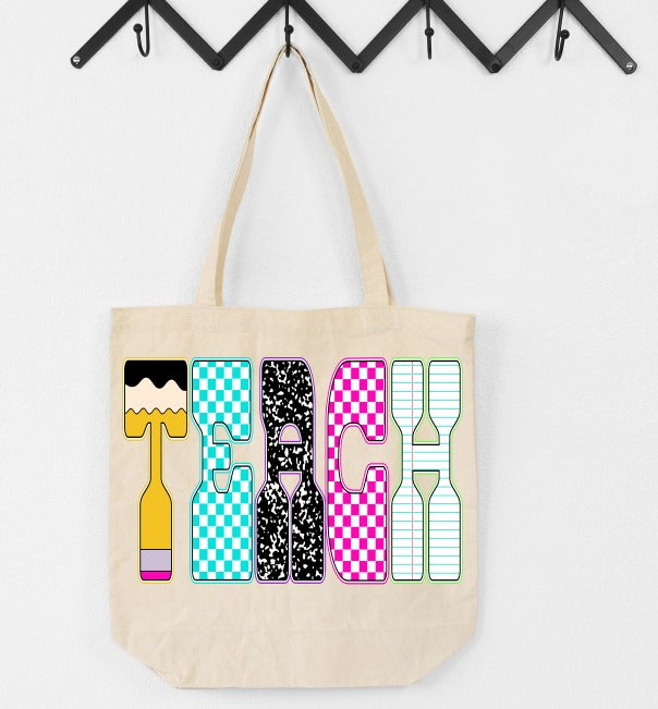 Teach Tote Bag