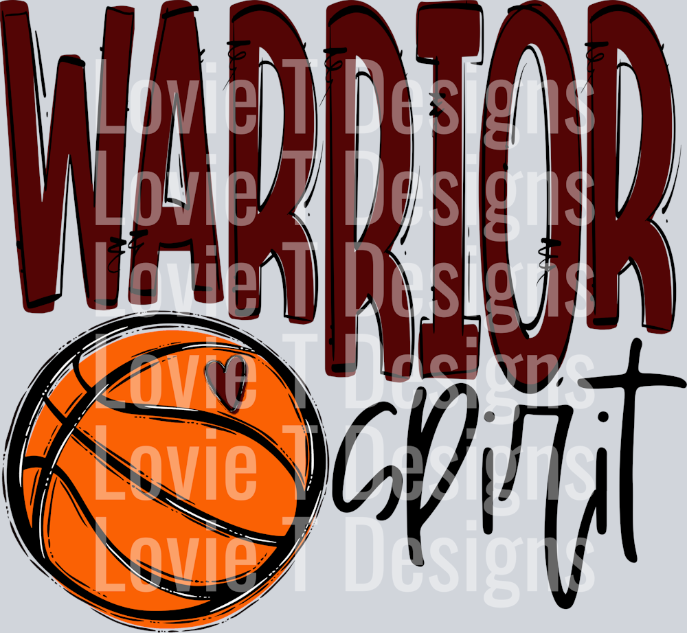 Team Go Spirit Warrior Basketball MAROON