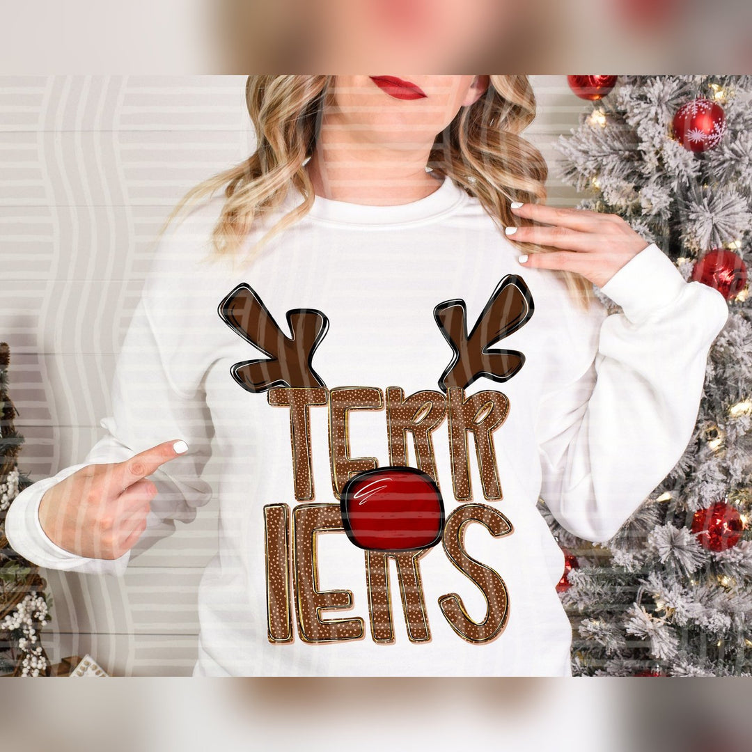 Terriers Deer Antler Mascots DTF transfer