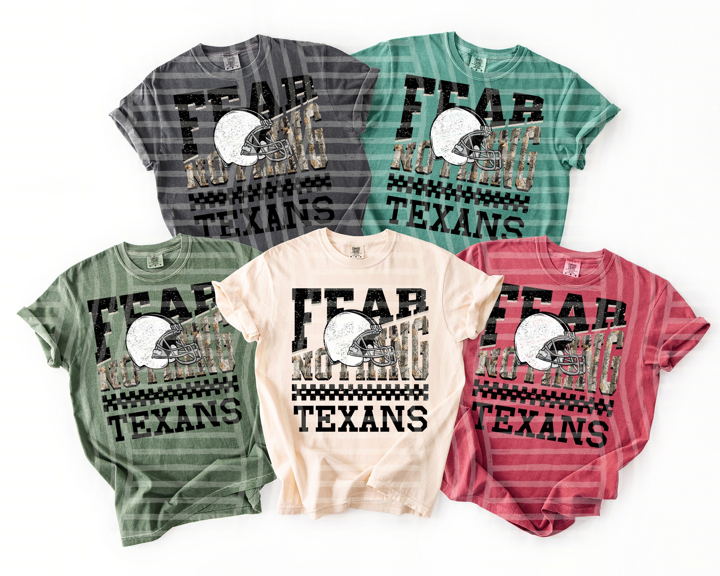 Fear Nothing Mascots Texans design