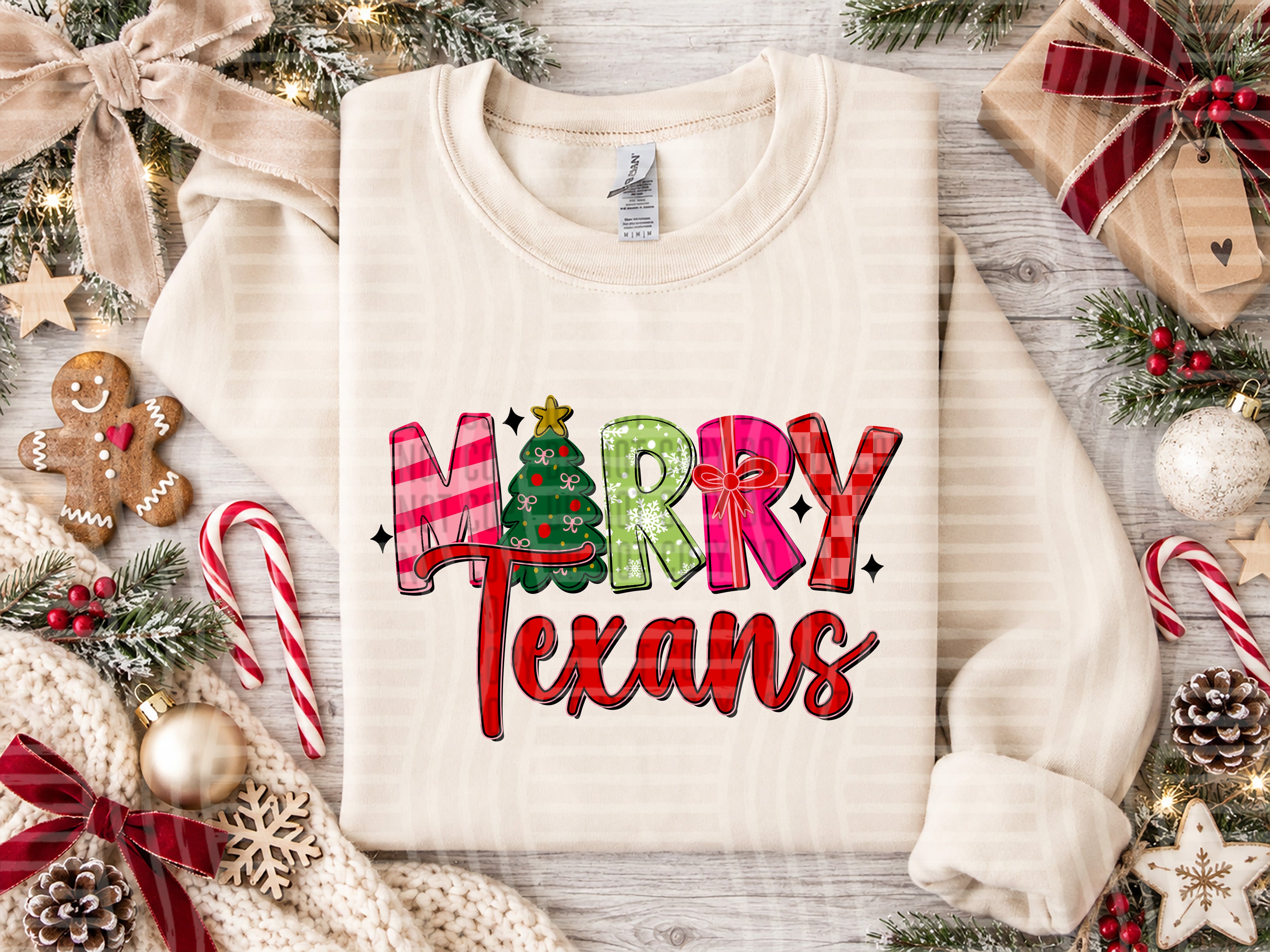 Merry Mascots Texans design