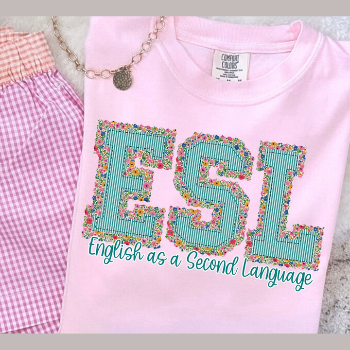 The Prepster ESL Floral – DTF Transfer