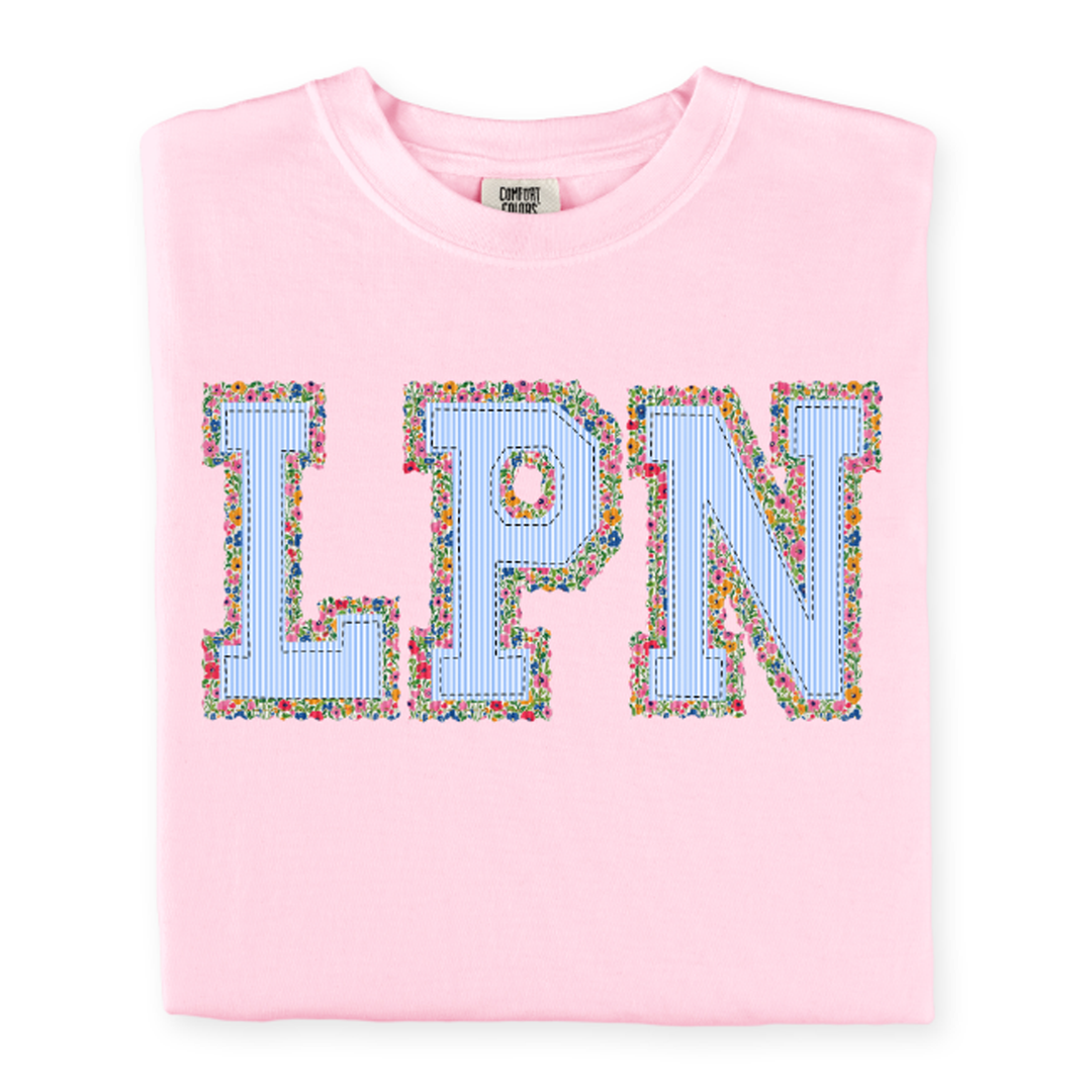 The Prepster LPN Columbia Floral – DTF Transfer