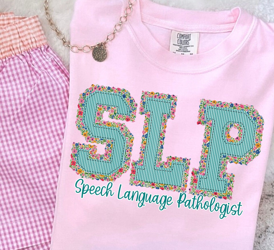 The Prepster Slp Floral DTF transfer design – image 1