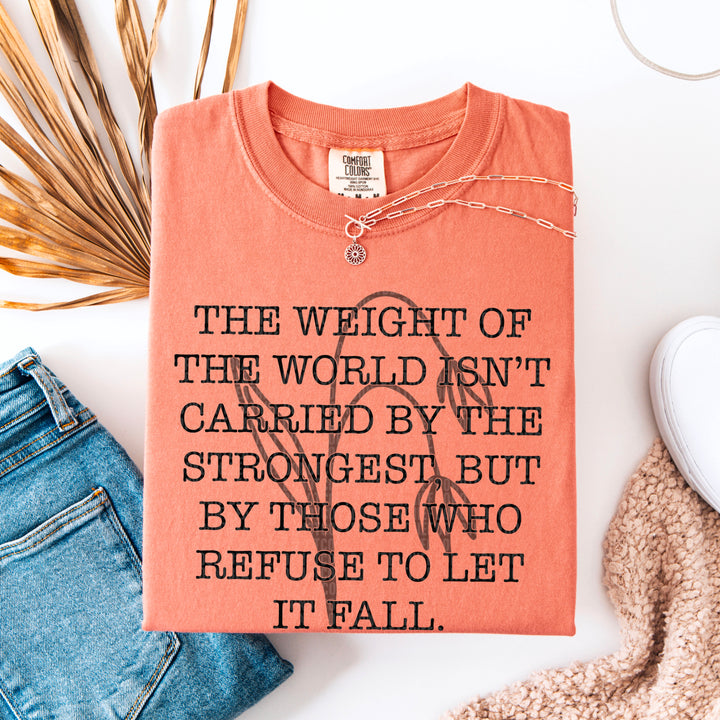 THE WEIGHT OF THE WORLD