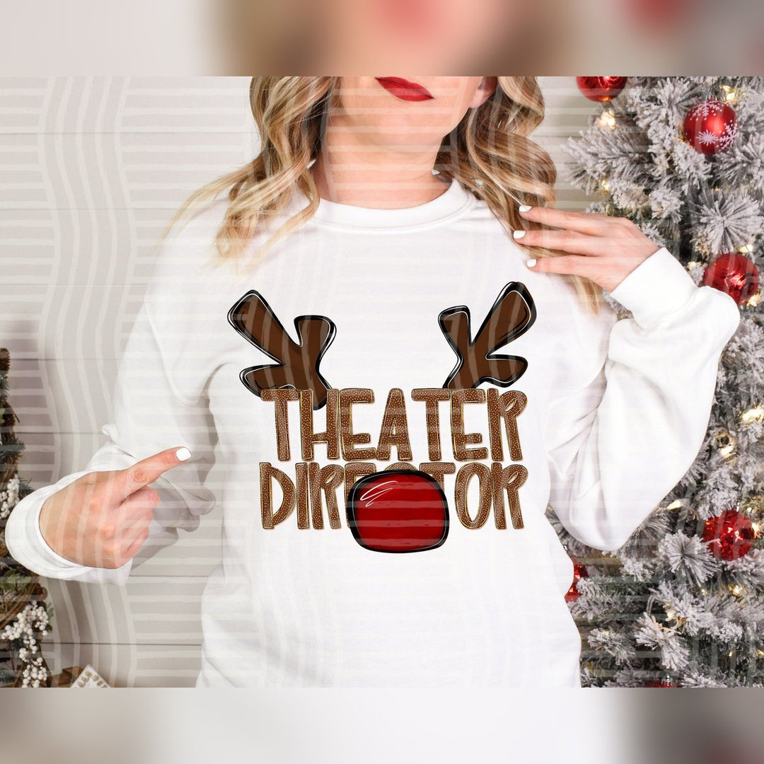 Theater Director Deer Antler School Staff DTF transfer