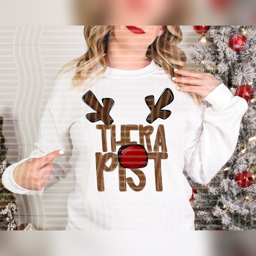 Therapist Deer Antler School Staff DTF transfer