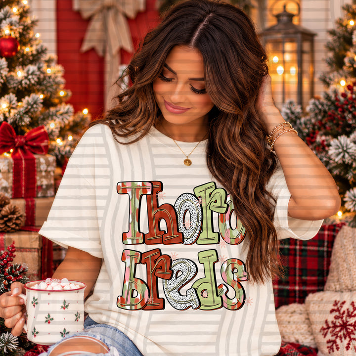 Thorobreds Merry Scribbles Mascots DTF transfer