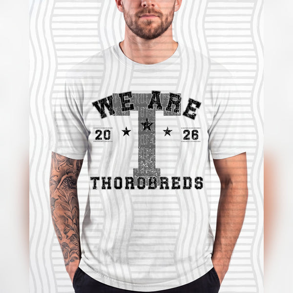 Varsity Initials Mascots Thorobreds design